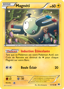 Carte Pokémon Magnéti 51/162 de la série Impulsion Turbo en vente au meilleur prix