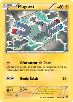 Carte Pokémon Magnéti 52/162 de la série Impulsion Turbo en vente au meilleur prix