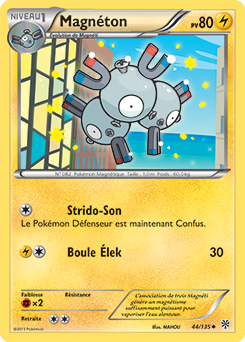Carte Pokémon Magnéton 44/135 de la série Tempête Plasma en vente au meilleur prix