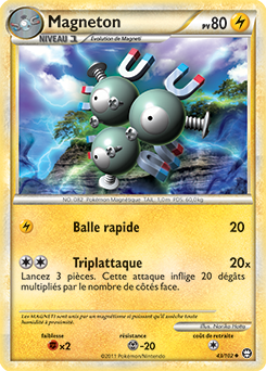 Carte Pokémon Magneton 43/102 de la série Triomphe en vente au meilleur prix