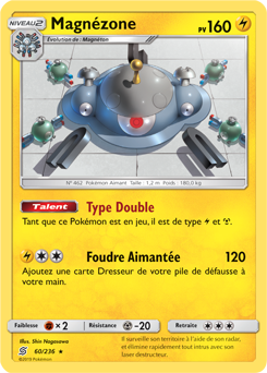 Carte Pokémon Magnézone 60/236 de la série Harmonie des Esprits en vente au meilleur prix