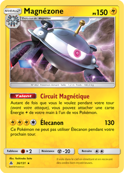 Carte Pokémon Magnézone 36/131 de la série Lumière Interdite en vente au meilleur prix