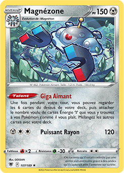 Carte Pokémon Magnézone 107/189 de la série Astres Radieux en vente au meilleur prix