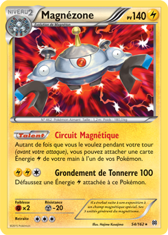 Carte Pokémon Magnézone 54/162 de la série Impulsion Turbo en vente au meilleur prix