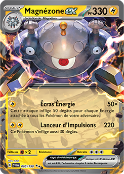 Carte Pokémon Magnézone ex 065/198 de la série Écarlate et Violet en vente au meilleur prix