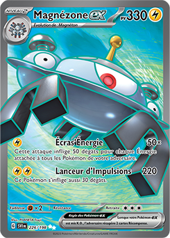 Carte Pokémon Magnézone ex 226/198 de la série Écarlate et Violet en vente au meilleur prix