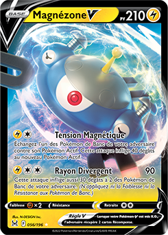 Carte Pokémon Magnezone V 056/196 de la série Origine Perdue en vente au meilleur prix