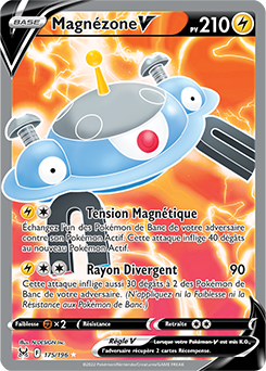 Carte Pokémon Magnezone V 175/196 de la série Origine Perdue en vente au meilleur prix