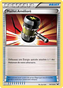 Carte Pokémon Peu commune Maillet Amélioré 94/108 de la série Explorateurs Obscurs