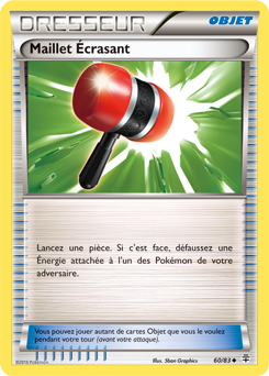 Carte Pokémon Maillet Écrasant 60/83 de la série Générations en vente au meilleur prix