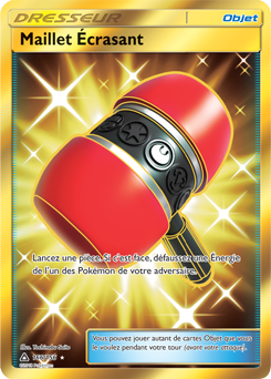 Carte Pokémon Maillet Écrasant 166/156 de la série Ultra Prisme en vente au meilleur prix