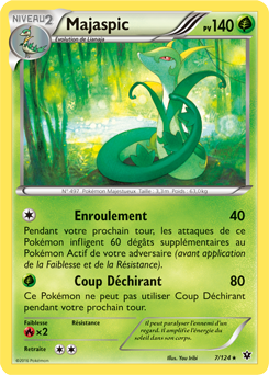 Carte Pokémon Majaspic 7/124 de la série Impact des Destins en vente au meilleur prix