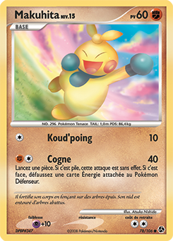 Carte Pokémon Makuhita 78/106 de la série Duels au Sommet en vente au meilleur prix