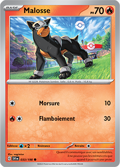 Carte Pokémon Malosse 033/198 de la série Écarlate et Violet en vente au meilleur prix