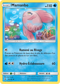 Carte Pokémon Peu commune Mamanbo 36/145 de la série Gardiens Ascendants