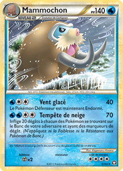 Carte Pokémon Mammochon 5/102 de la série Triomphe en vente au meilleur prix