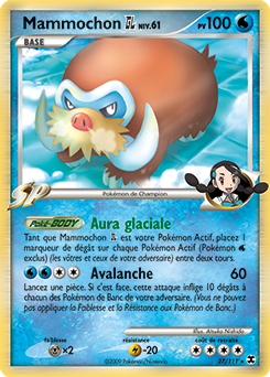 Carte Pokémon Rare Mammochon 27/111 de la série Rivaux Émergents