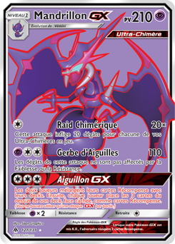 Carte Pokémon Mandrillon GX 121/131 de la série Lumière Interdite en vente au meilleur prix
