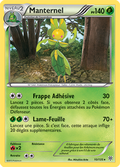 Carte Pokémon Manternel 10/135 de la série Tempête Plasma en vente au meilleur prix