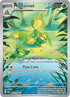Carte Pokémon Illustration rare Manternel 89/86 de la série Flamme Blanche