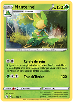 Carte Pokémon Manternel 11/264 de la série Poing de Fusion en vente au meilleur prix