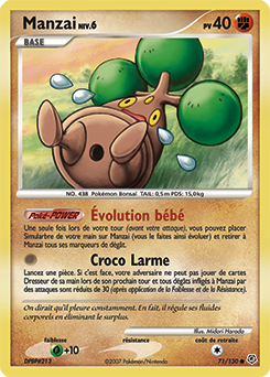 Carte Pokémon Commune Manzaï 71/130 de la série Diamant & Perle