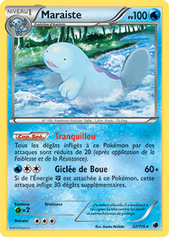 Carte Pokémon Maraiste 22/116 de la série Glaciation Plasma en vente au meilleur prix