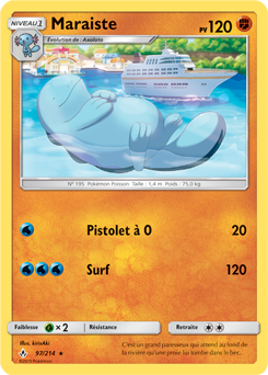 Carte Pokémon Maraiste 97/214 de la série Alliance Infallible en vente au meilleur prix