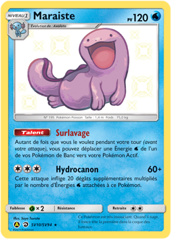 Carte Pokémon Maraiste SV10/SV94 de la série Destinées Occultes en vente au meilleur prix