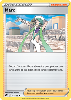 Carte Pokémon Peu commune Marc 166/195 de la série Tempête Argentée