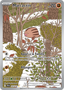 Carte Pokémon Illustration rare Marcacrin 165/159 de la série Aventures Ensemble