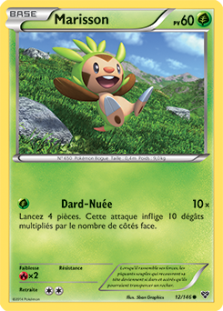 Carte Pokémon Commune Marisson 12/146 de la série X&Y