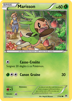 Carte Pokémon Commune Marisson 7/162 de la série Impulsion Turbo