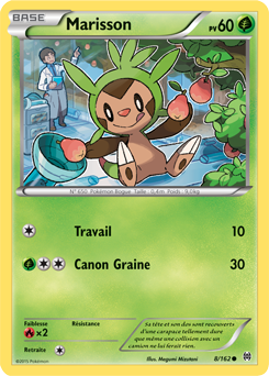 Carte Pokémon Commune Marisson 8/162 de la série Impulsion Turbo