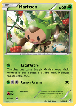 Carte Pokémon Commune Marisson 9/162 de la série Impulsion Turbo