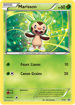 Carte Pokémon Promo Marisson XY01 de la série Promos XY