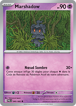 Carte Pokémon Marshadow 40/84 de la série Nuit Noire en vente au meilleur prix