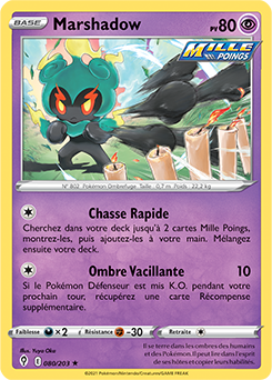 Carte Pokémon Marshadow 80/203 de la série Évolution Céleste en vente au meilleur prix