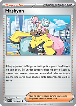 Carte Pokémon Mashynn 80/91 de la série Destinées de Paldea en vente au meilleur prix