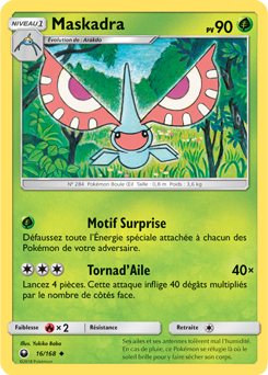 Carte Pokémon Maskadra 16/168 de la série Tempête Céleste en vente au meilleur prix