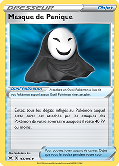 Carte Pokémon Masque de Panique 165/196 de la série Origine Perdue en vente au meilleur prix