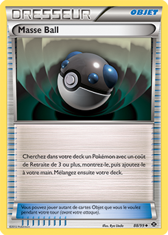 Carte Pokémon Masse Ball 88/99 de la série Destinées Futures en vente au meilleur prix