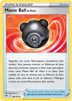 Carte Pokémon Masse Ball de Hisui 146/189 de la série Astres Radieux en vente au meilleur prix
