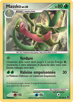 Carte Pokémon Peu commune Massko 40/106 de la série Duels au Sommet