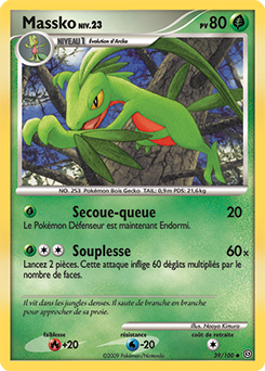 Carte Pokémon Peu commune Massko 39/100 de la série Tempête