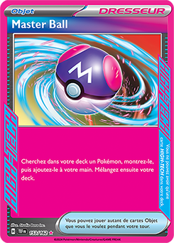 Carte Pokémon Master Ball 153/162 de la série Forces Temporelles en vente au meilleur prix