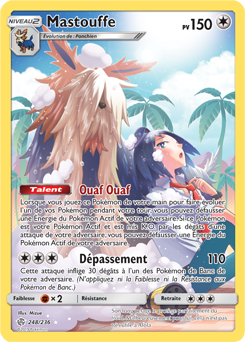Carte Pokémon Mastouffe 248/236 de la série Éclipse Cosmique en vente au meilleur prix