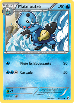 Carte Pokémon Mateloutre 40/149 de la série Frantières Franchies en vente au meilleur prix