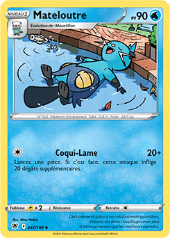 Carte Pokémon Mateloutre 042/189 de la série Astres Radieux en vente au meilleur prix