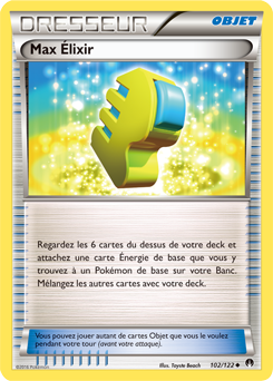 Carte Pokémon Max Élixir 102/122 de la série Rupture Turbo en vente au meilleur prix